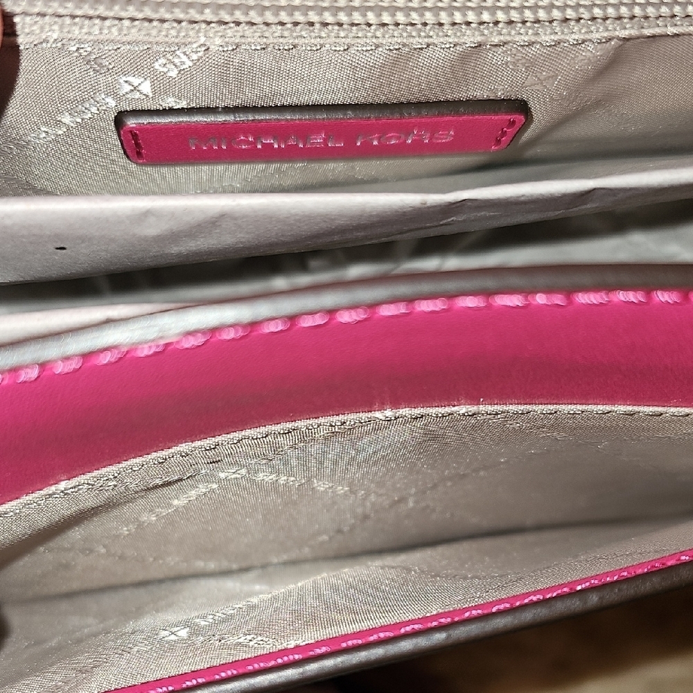 Michael Kors Fuchsia Crossbody Bag - Picture 7 of 12